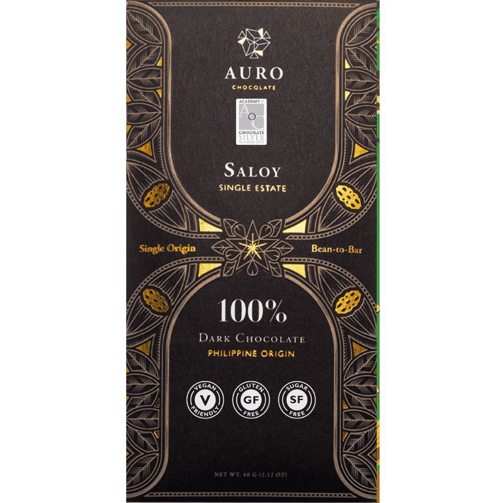 Auro masa kakaowa Saloy 100% Cocoa 60g