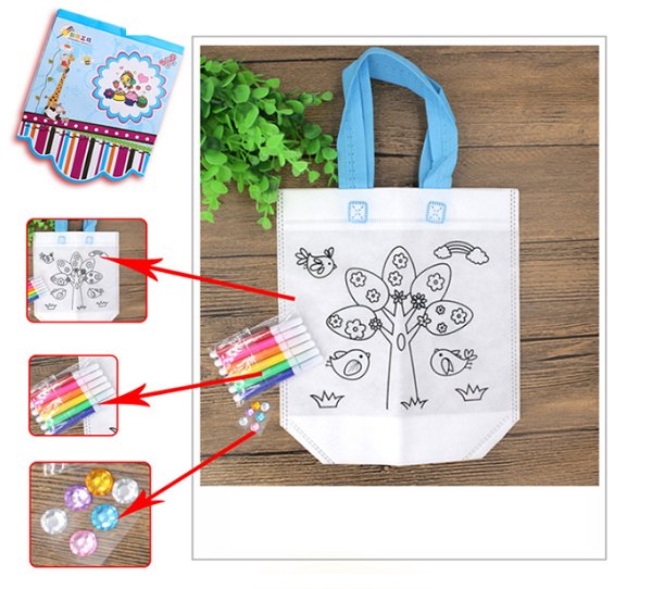 Kreatywny zestaw do ozdabiania torby DIY