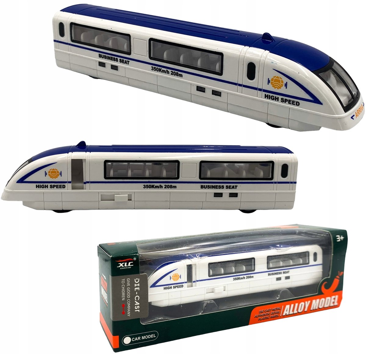 Pociąg model pendolino lokomotywa