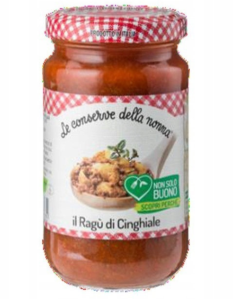 Sos Ragu di Cinghiale 190g - Conserve della Nonna