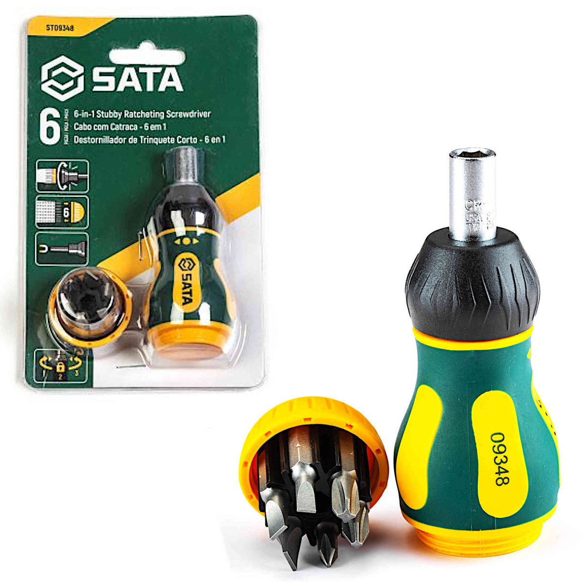 Sata Wkrętak Z Grzechotką I Magazynkiem Do Bitów 1/4