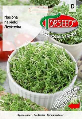 Rzeżucha, nasiona na kiełki 250g - Torseed duże opakowanie