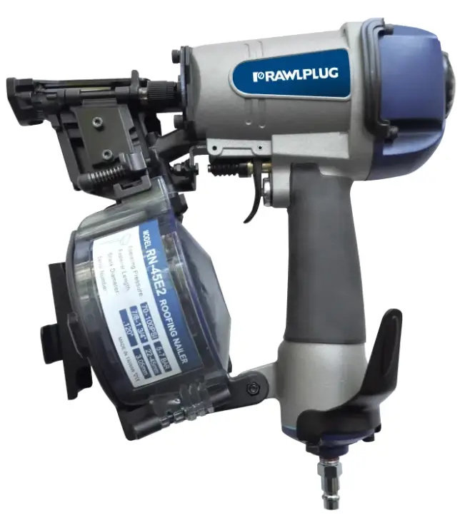 Rawlplug Gwoździarka papowa pneumatyczna bębnowa zakres gwoździ 19-45mm R-RAWL-PRN-45
