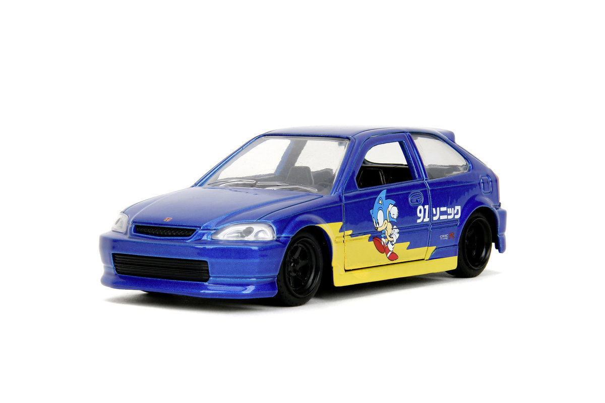 JADA 1997 HONDA CIVIC TYPE R SONIC THE HEDGEHOG 13cm 253252055