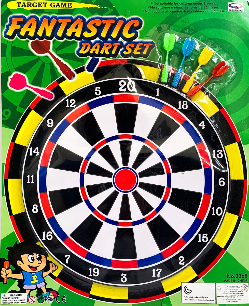 Tarcza rzutki dart dla dzieci magnetyczna strzałki