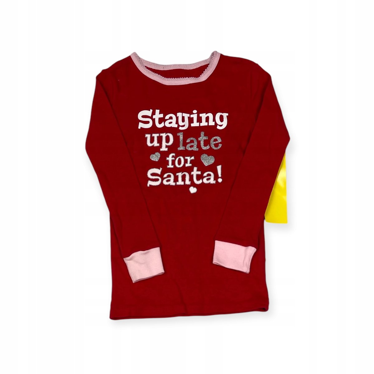 Bluzka dziecięca na długi rękaw świąteczna for SANTA 4 lata