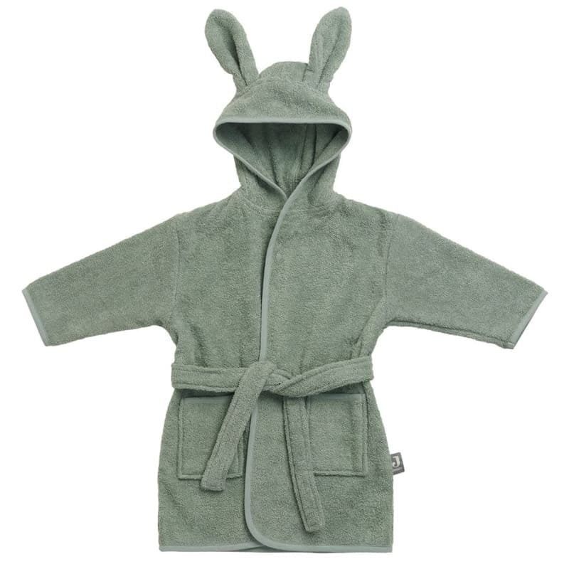 Jollein - Szlafroczek Kąpielowy Rabbit Z Kapturem 3 - 4 Lata Frotte Ash Green