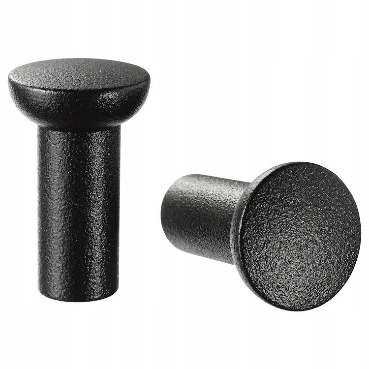 IKEA NYDALA UCHWYT MEBLOWY GAŁKA CZARNA - 2 SZT.