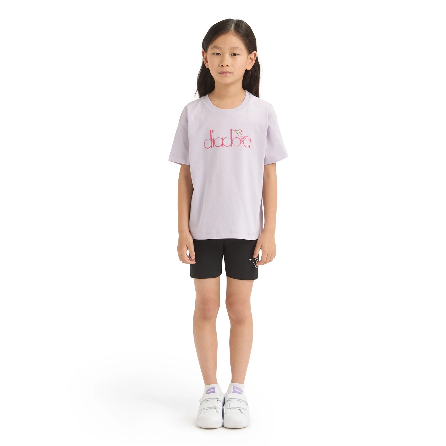 Zestaw dziewczęcy DIADORA JG. SET ESSENTIAL SPORTS SS