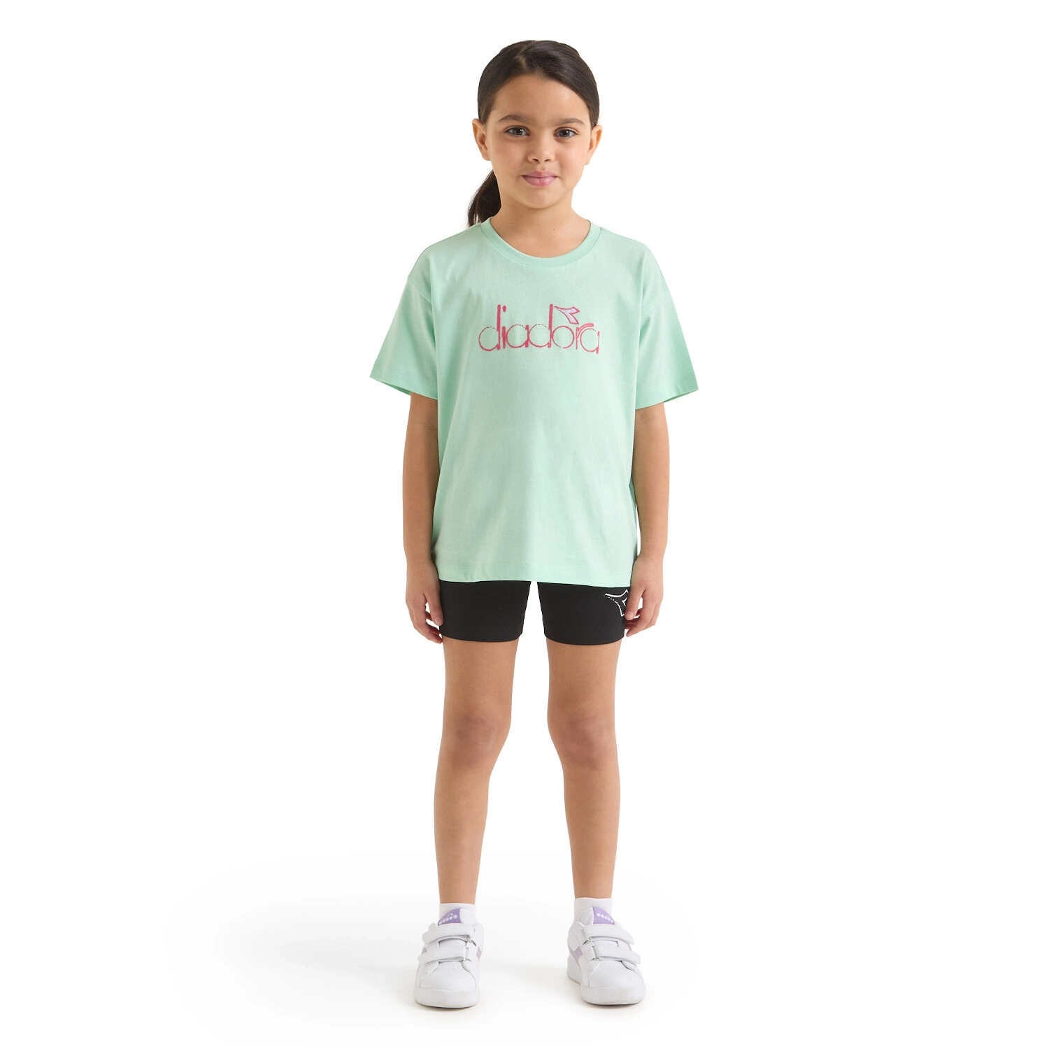 Zestaw dziewczęcy DIADORA JG. SET ESSENTIAL SPORTS SS