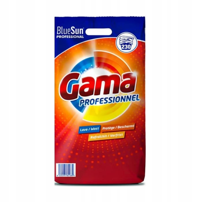 Gama Professional 15kg (proszek do prania białych i kolorowych tkanin)