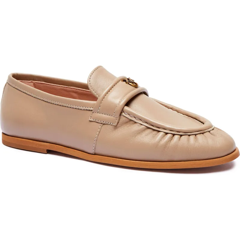 Pinko Skórzane loafersy NATY 02