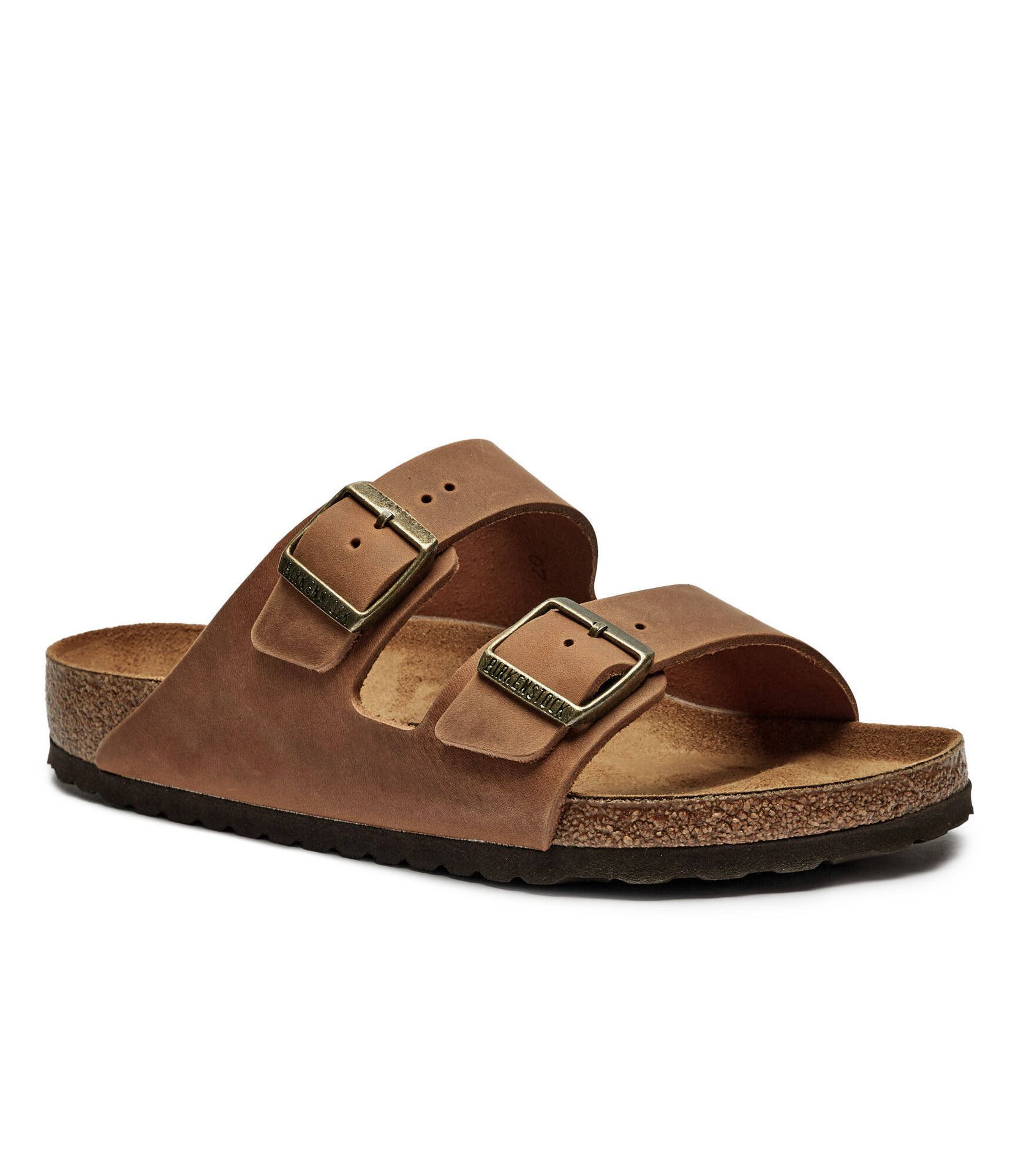 Birkenstock Skórzane klapki Arizona LEOI regular fit