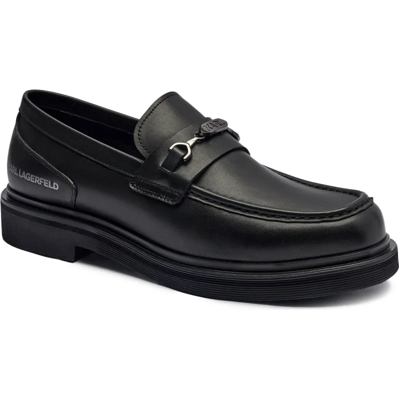 Karl Lagerfeld Skórzane loafersy KINGSTON