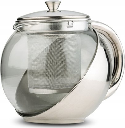 Yermos ZAPARZACZ Szklany do HERBATY Ziół KAWY DZBANEK Z Sitkiem 900ml A1457