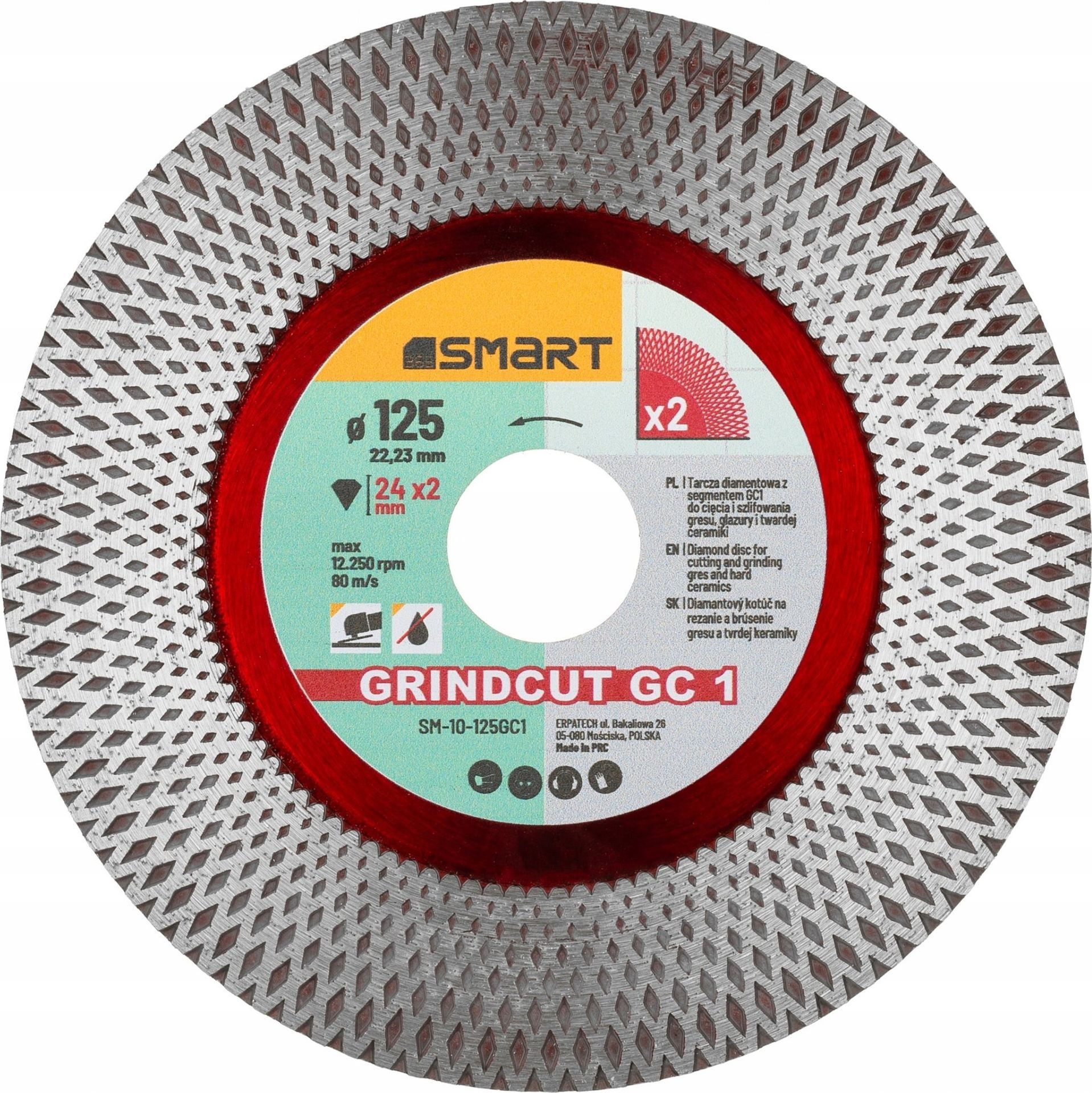 SMART365 tarcza diamentowa grindcut gc1 125mm smart365