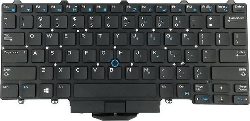 Klawiatura Ultra Parts Klawiatura do Dell Latitude 12 14 3340 3350 E5450 E5470 E5480 E7450 E7470 E7480 Podświetlana