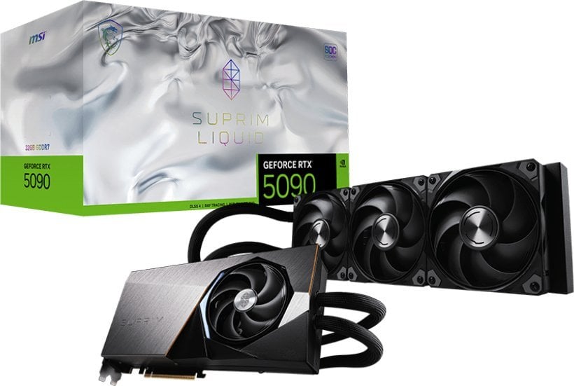 MSI GeForce RTX 5090 Suprim Liquid SOC 32GB GDDR7