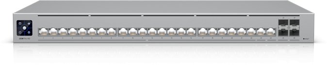 Ubiquiti UniFi Pro HD 24 L2/L3 2.5G Ethernet 100/1000/2500 1U Szary