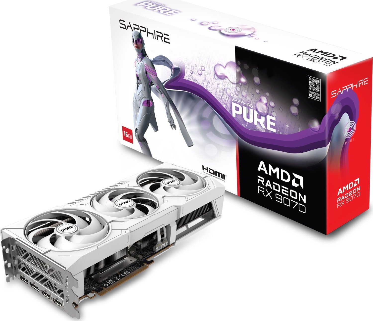 Sapphire Pure Radeon RX 9070 16GB GDDR6 11349-02-20G