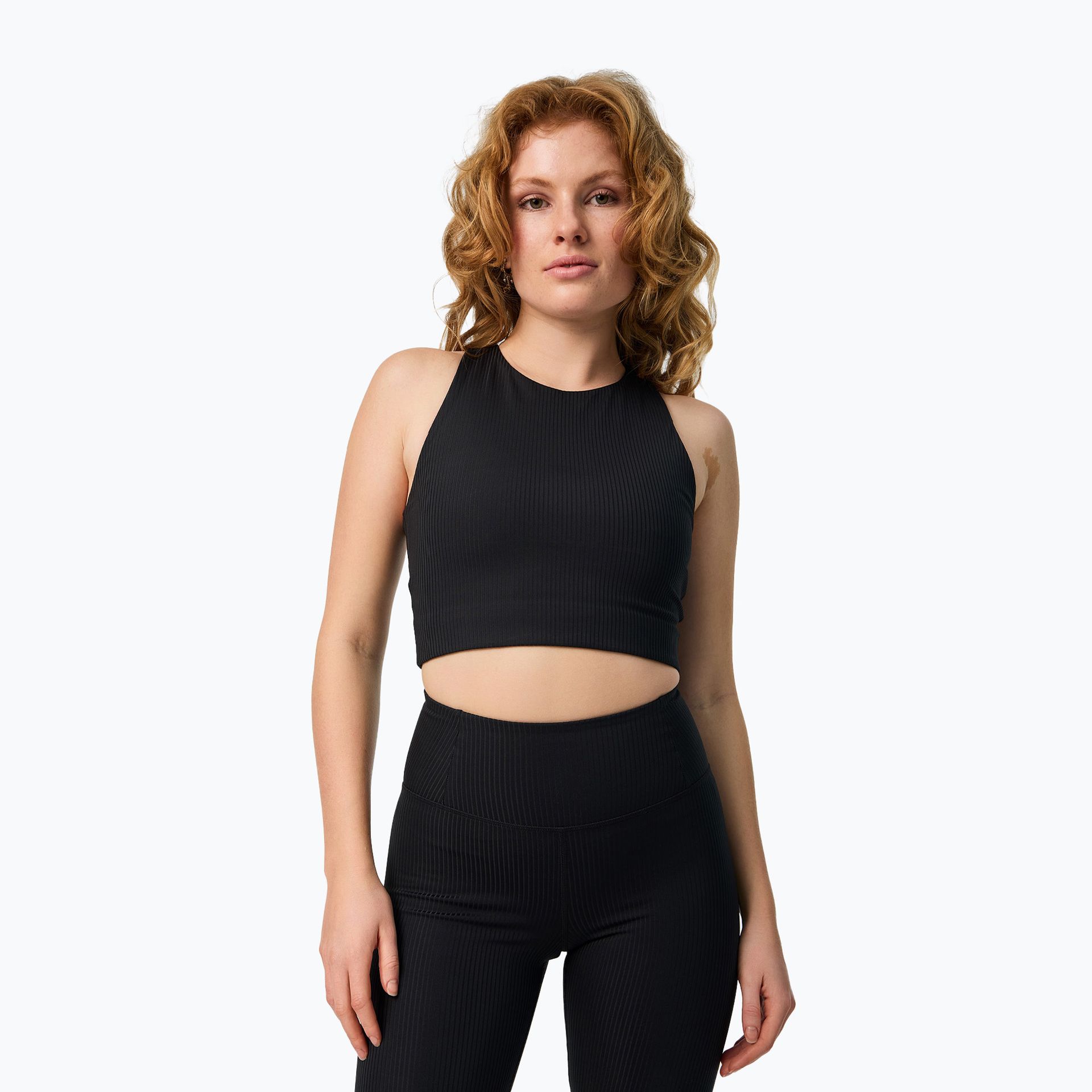 Biustonosz treningowy Girlfriend Collective Rib Dylan black WYSYŁKA W 24H 30 DNI NA ZWROT