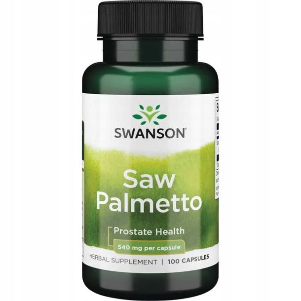 SWANSON Saw Palmetto 540mg 100kaps Palma Sabałowa - suplement diety