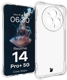Bizon Elastyczne etui Case Salpa do Realme 14 Pro+ 5G, przezroczyste