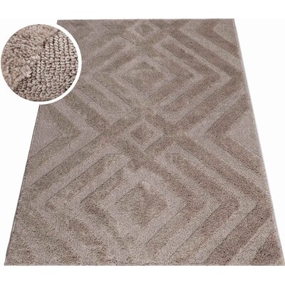 Dywan wewnętrzny MULTIDECOR Pisa romby 120 x 170cm Beżowy