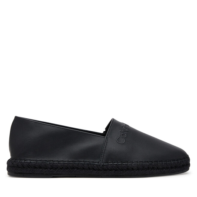 Espadryle Calvin Klein Espadrille Lth HM0HM01882 Czarny