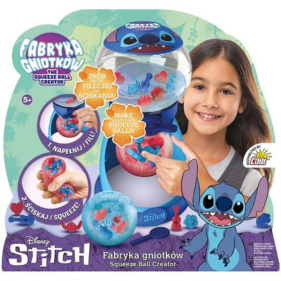 Zestaw kreatywny COBI Squeez Ball Fabryka Gniotków Stitch CHA-08621