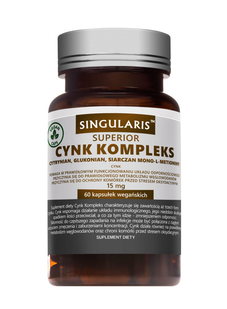 ACTIVEPHARM LABS SP. Z O.O. SP.K. ACTIVEPHARM LABS SP Z O.O SP.K Singularis Superior Cynk Kompleks 60 kapsułek