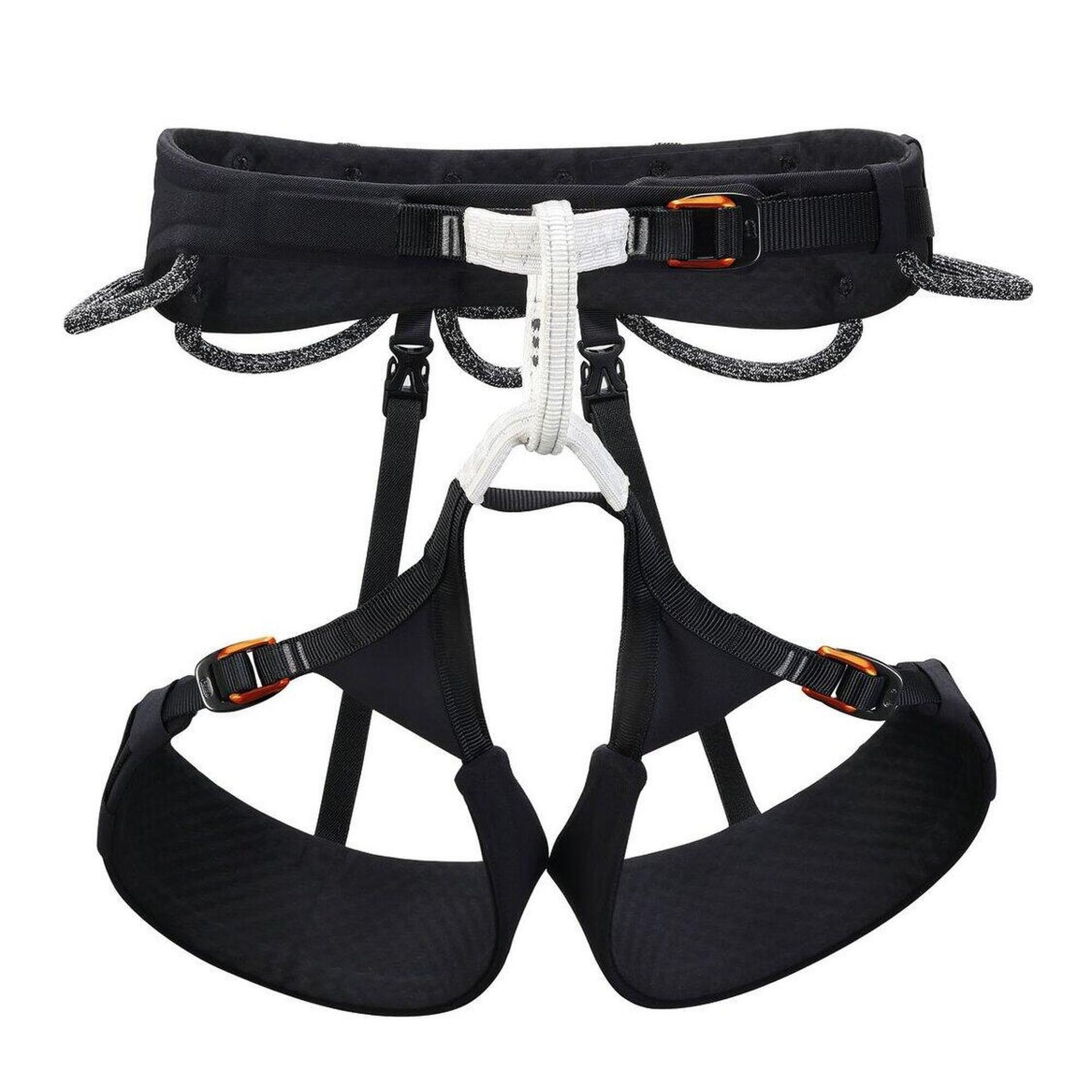 Petzl AQUILA Harness, czarny S 2022 Uprzęże biodrowe C037BA00