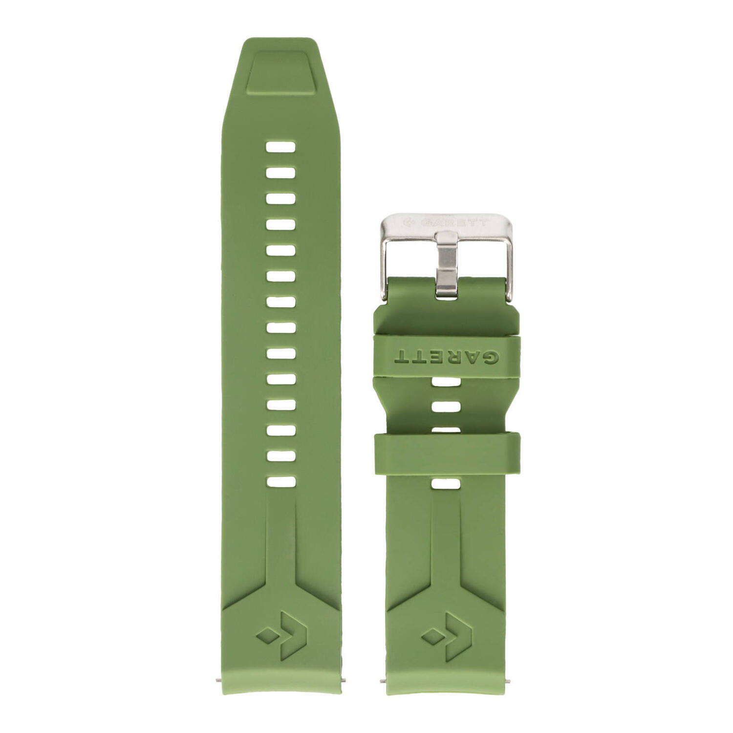 Pasek GARETT Silikonowy (22 mm) V Zielony