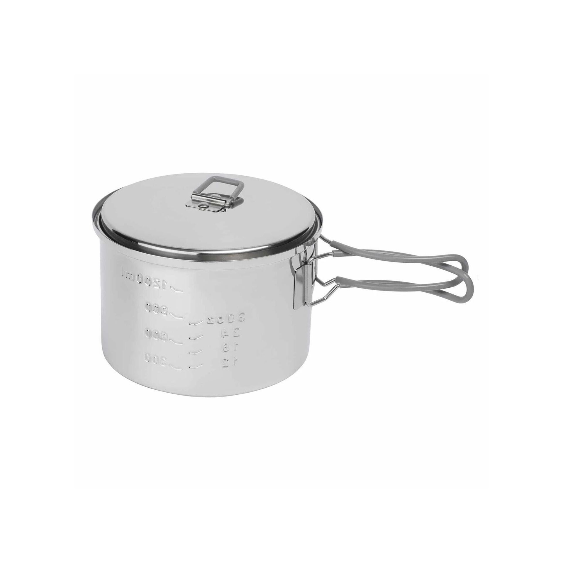 Garnek turystyczny Esbit Outdoor Pot 1600 ml - stainless steel