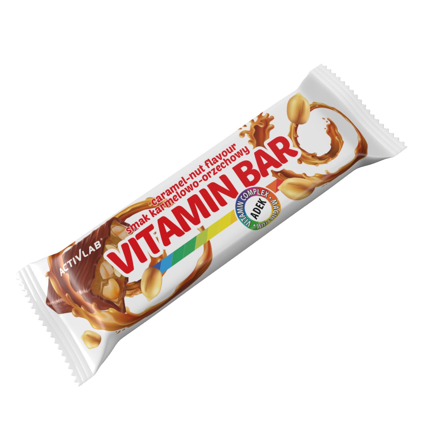 ACTIVLAB Vitamin Bar Baton karmelowo-orzechowy, 40g