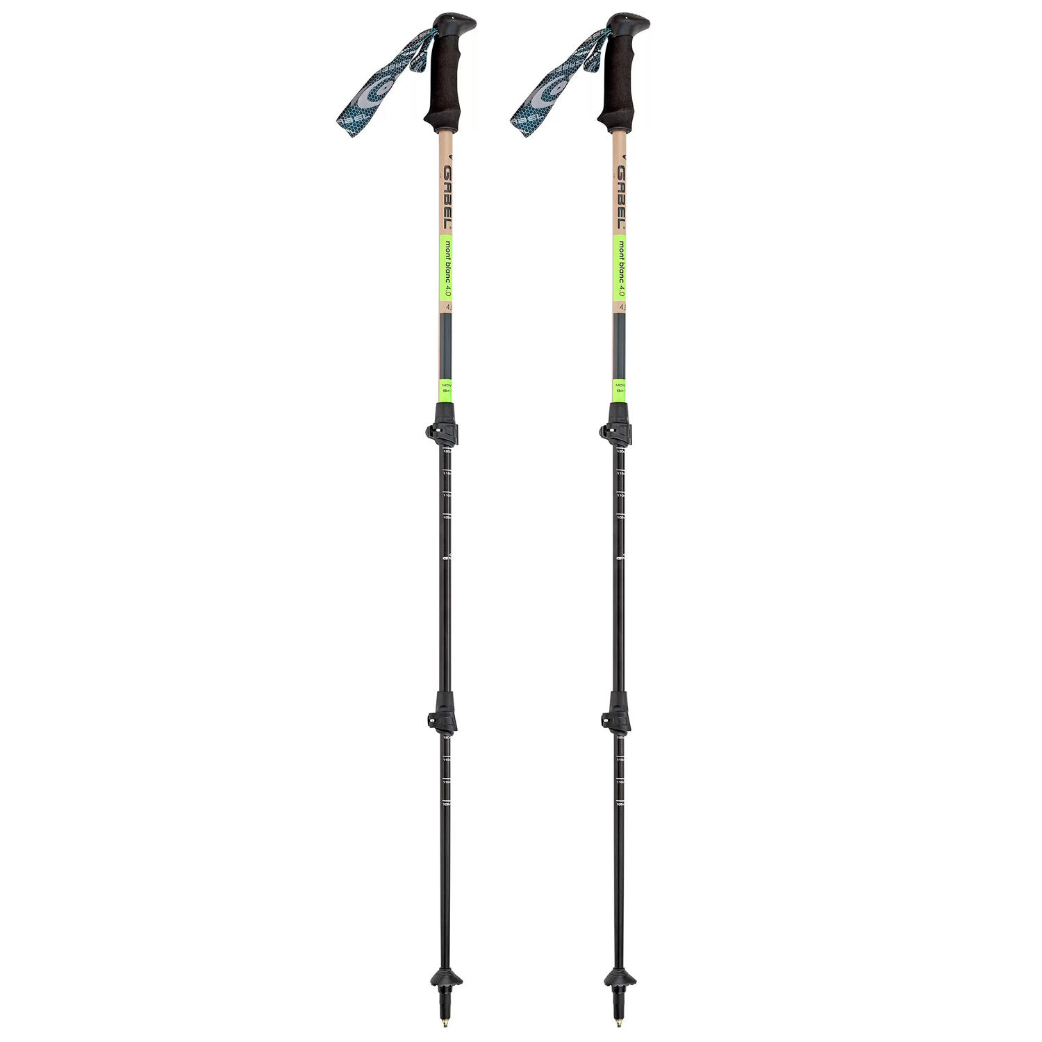 Gabel Kije trekkingowe Mont Blanc F.L. 4.0 Green 700843230
