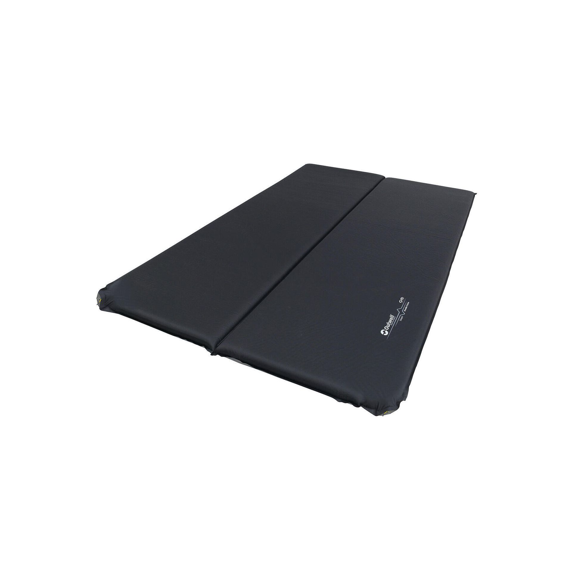 Samopompująca się karimata Outwell Sleepin Double 5.0 cm Kolor: czarny