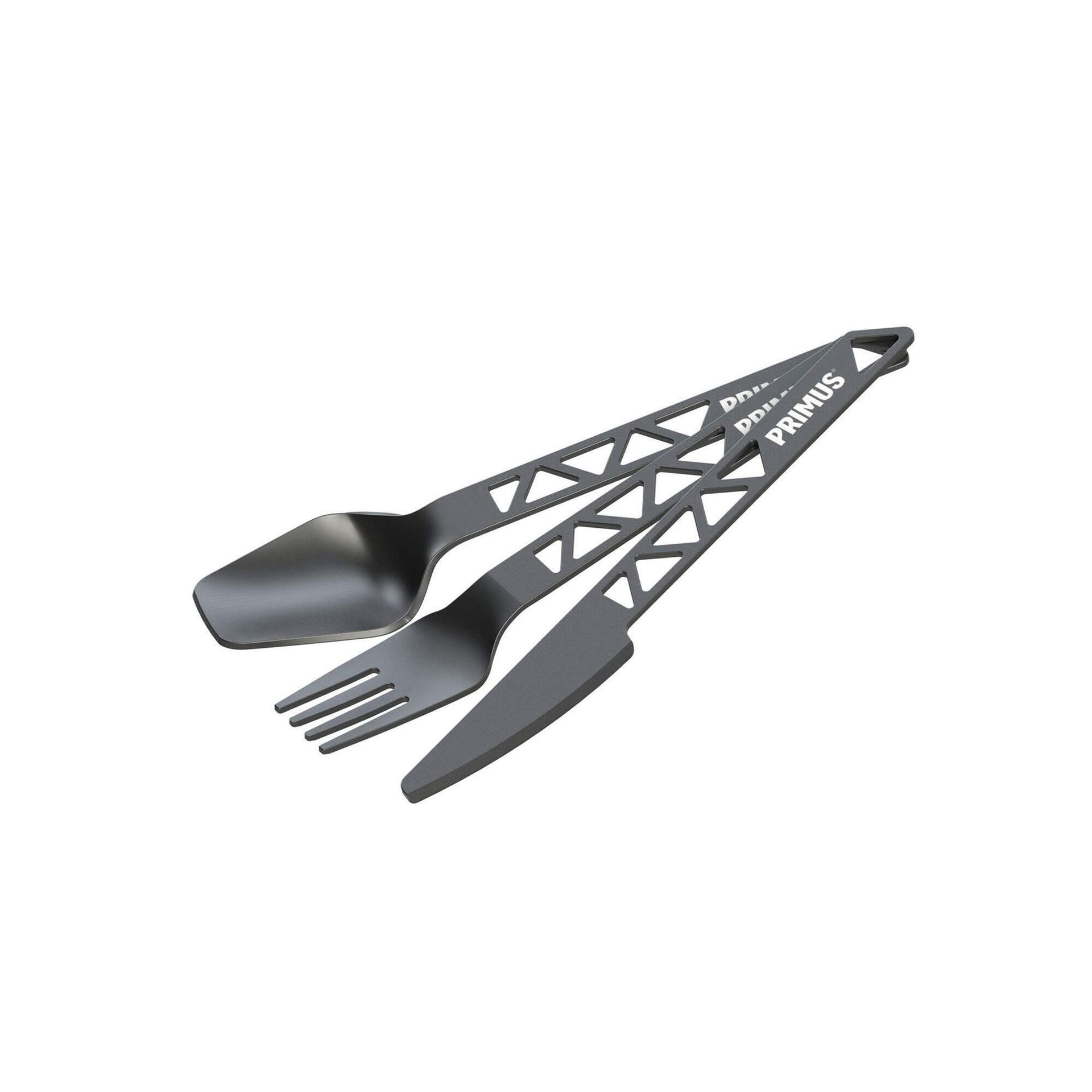 Relags Uni Primus sztućce zestaw 'Trail aluminiowa', srebrny, One Size 792630