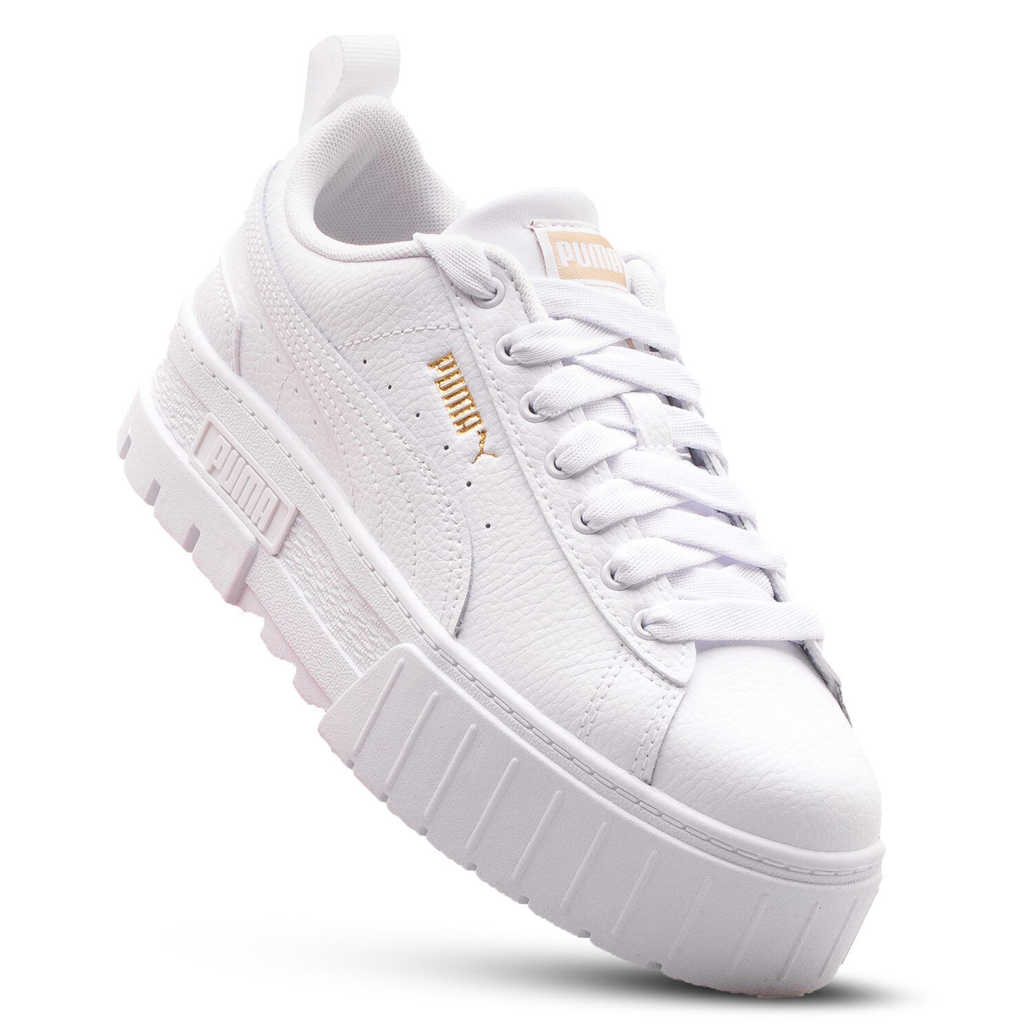 Buty młodzieżowe Puma Mayze Lth Jr 384527 01