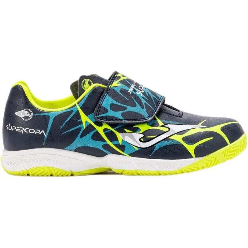 Joma Super Copa Jr 2503 INV SCJS2503INV, dla chłopca, buty halowe - halówki, Granatowy