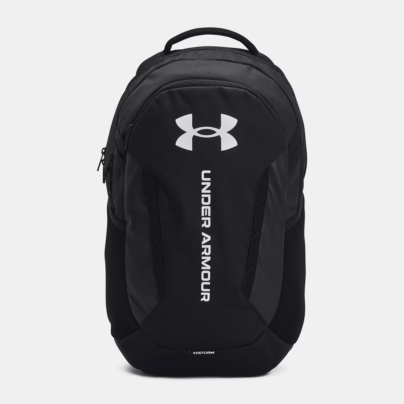 Under Armour, Plecak Hustle 6.0, 1384672-002-OSFM, Czarny