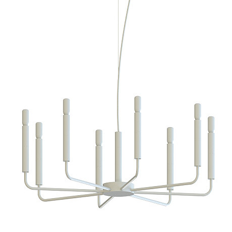 Lampa wisząca nad wyspę Orto 11461 świecznikowa metalowa szara