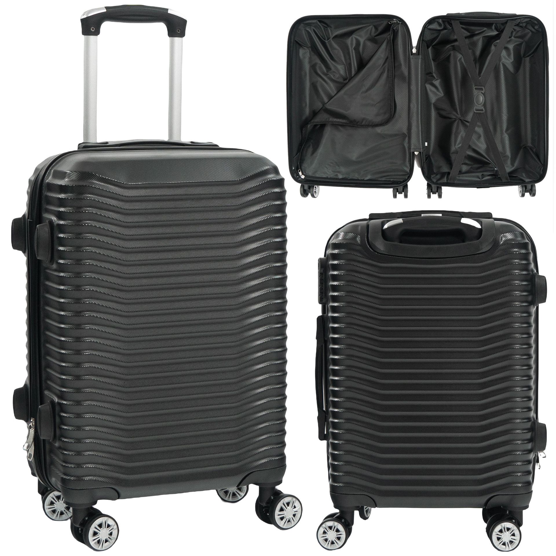 Walizka Artnico 34 l 55x40x20 cm kabinowa czarna