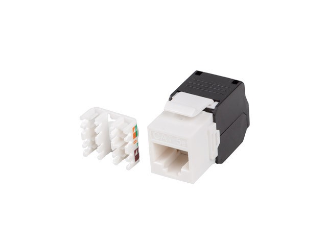 Lanberg moduł Keystone gniazdo beznarzędziowy RJ45 kat.5E UTP KSU5-4000