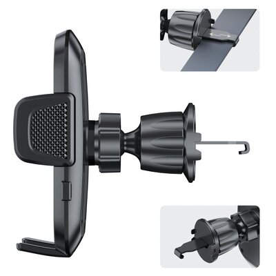 Uchwyt na telefon TECH-PROTECT V8 Universal CD & Vent Czarny