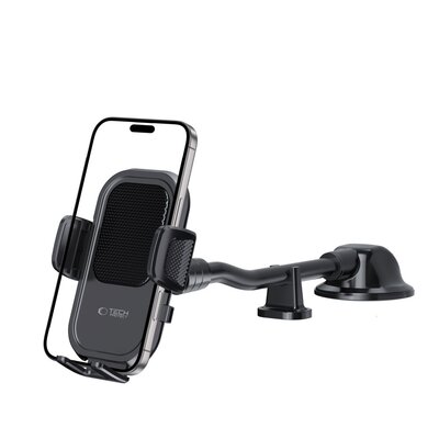 Uchwyt na telefon TECH-PROTECT V8 Universal Long Arm Dashboard & Windshield Czarny