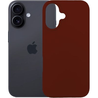 Etui 3MK Silicone Guardx MagCase do Apple iPhone 16 Ciemno-czerwony