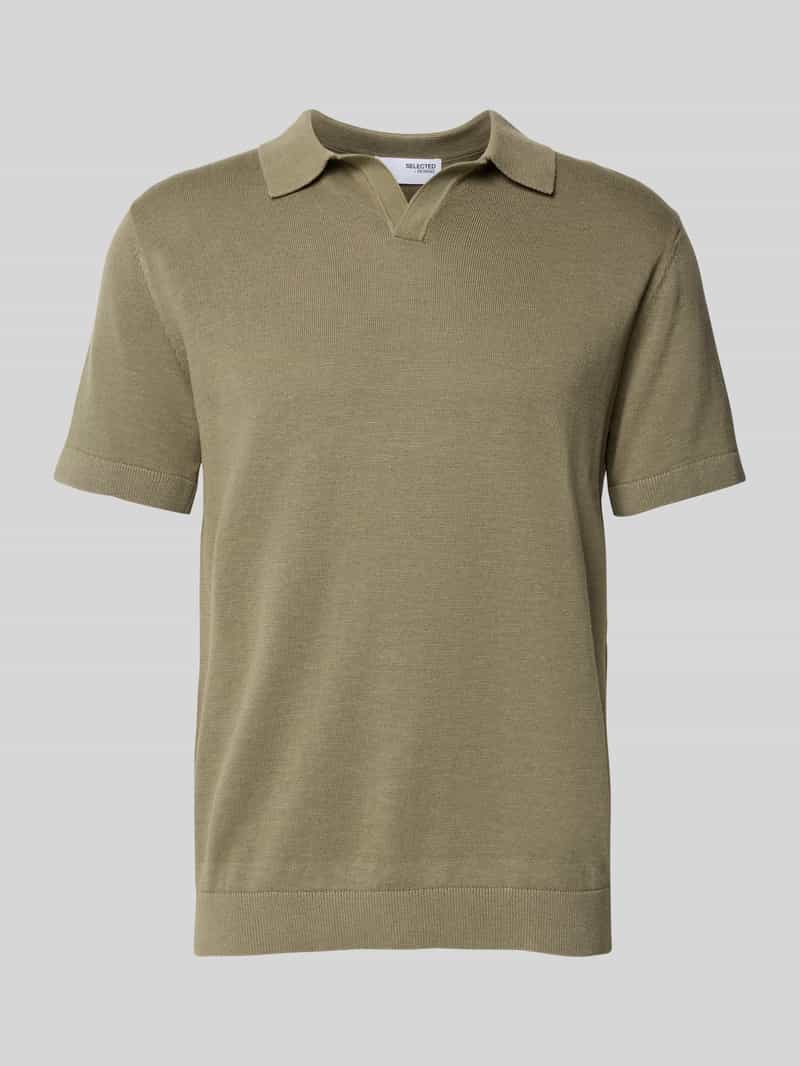 Koszulka polo z dekoltem w serek model ‘MATTIS’