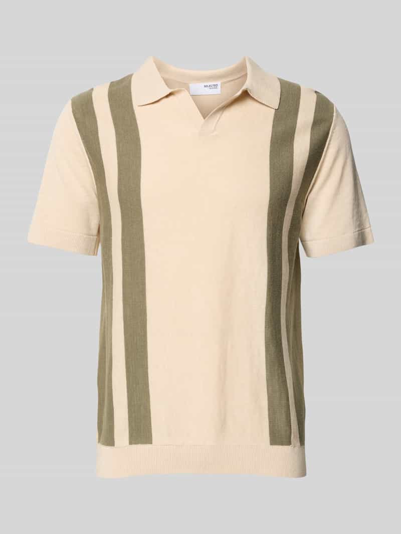 Koszulka polo z dekoltem w serek model ‘MATTIS’
