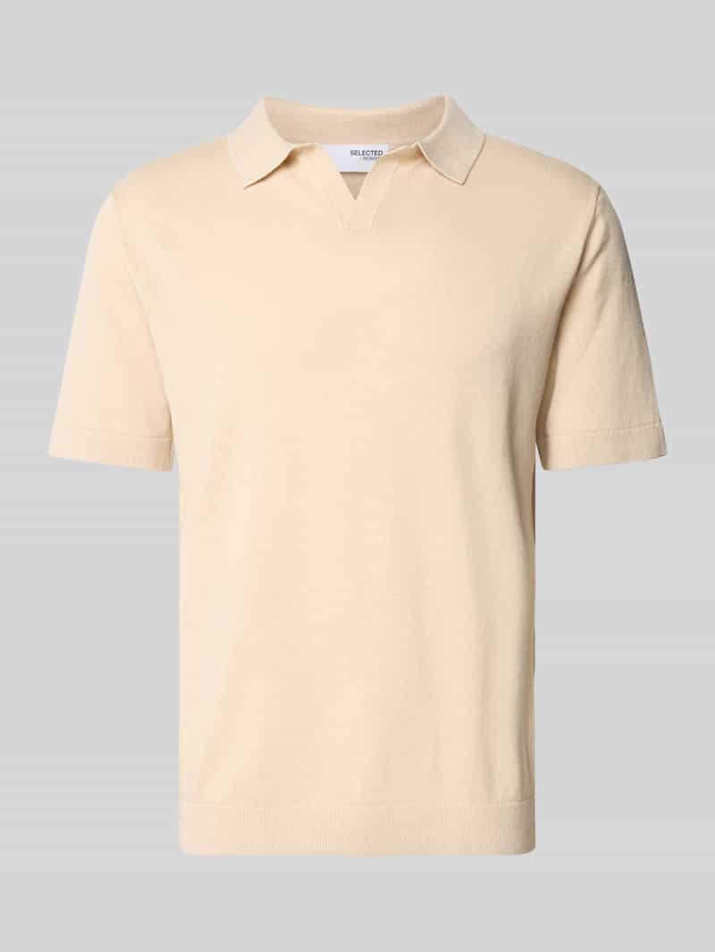 Koszulka polo z dekoltem w serek model ‘MATTIS’